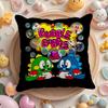 Puzzle Game BBubbles Bobble Pillow Case Soft Plush Fabric DoubleSided Printed Cushion Cover Warm Winter Sofa Pillow Case