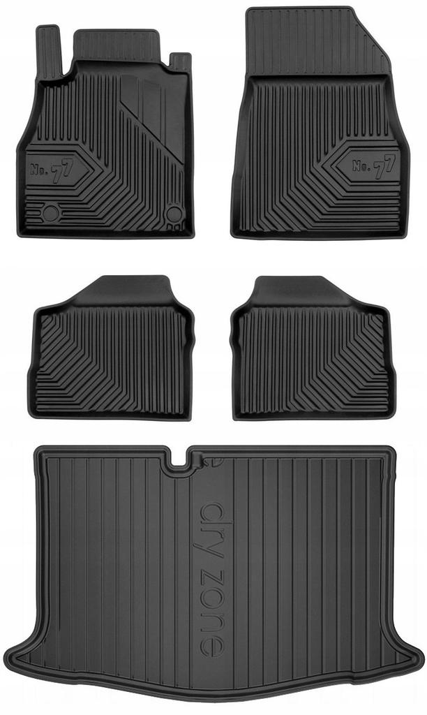 Set 77 Fußmatten und Matte Nissan Micra K14 Hb Ab 2016-