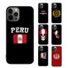 Чехол для телефона с гербом и флагом Перу Для iPhone 17 Air 15 16 16e 14 13 Pro Max Coque 12 11 Pro Max Для Apple PLUS fundas