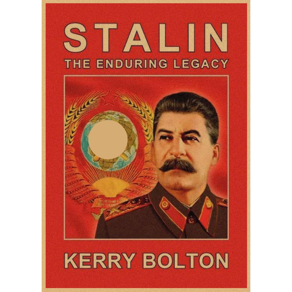 Red Revolution Retro Poster: Stalin, Lenin, Marx Soviet Era Wall Art 297