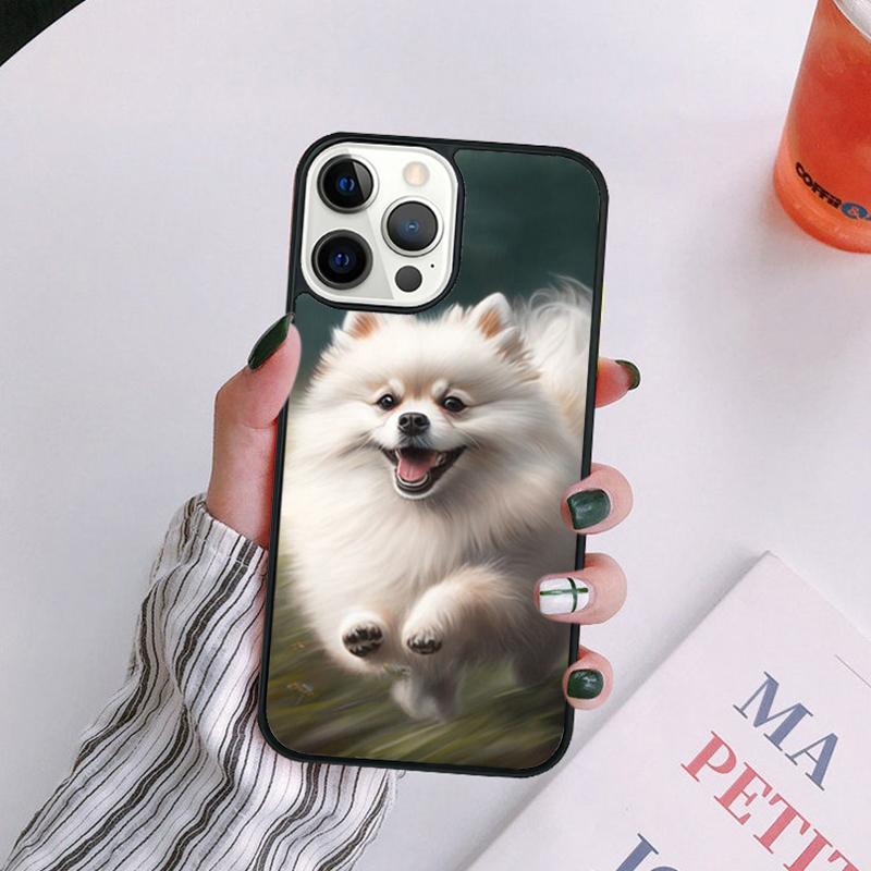Pomeranian Dog Phone Case For iPhone 17 Air 14 13 12 16Pro Max 15 Plus Cover Shell Max coque