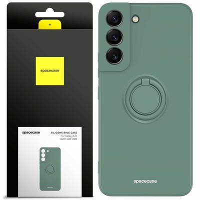 Силиконовое кольцо Sc для Galaxy S22 Темно-зеленое