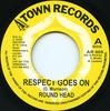 7-дюймовая пластинка КРУГЛАЯ ГОЛОВА Respect Goes On AR005 A Town Records UK Регги Ска Даб Б/У