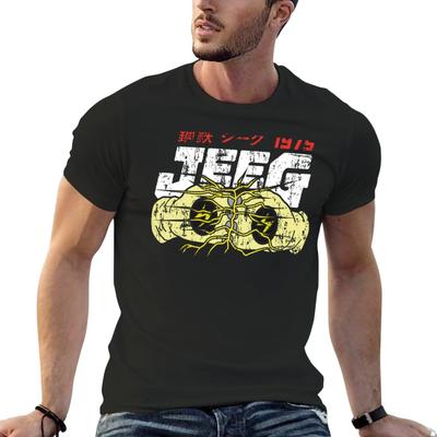 Новая футболка Steel Robot Jeeg Футболка Короткая спортивная футболка для фанатов Футболка большого размера Футболки для мужчин