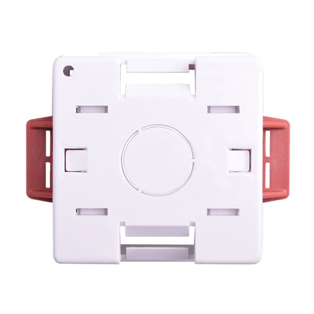 White Wall Socket Cassette Junction Box Wall Switch Box Durable Gypsum Board Lining Box  Home