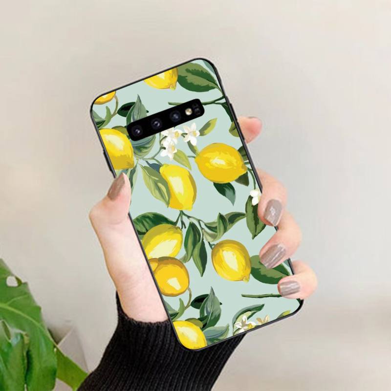 Летние зеленые листья фрукты лимон Чехол для телефона для Samsung A51 A30s A52 A71 A12 для Huawei Honor 10i для OPPO vivo Y11 чехол