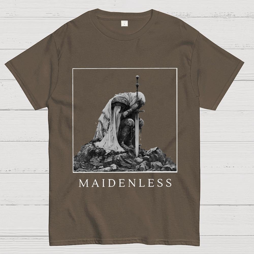 Maidenless Unisex 100% Cotton Summer Casual Cool Loose T-Shirt