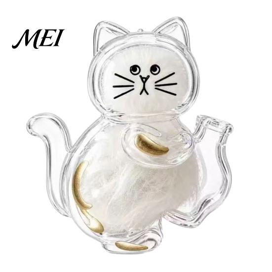 Cat Whiskers Holder Refrigerator Magnet Magnet, Transparent Furs Keepsake Vase Shape Fridge Pet Memorial Decoration for Home, Kitchen Hair Collector