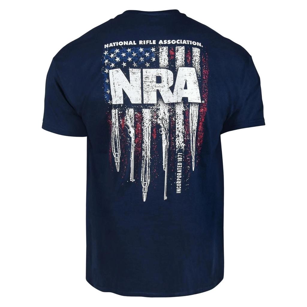 Новая футболка NRA с полосками, ТЕМНО-СИНИЙ