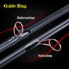 Спиннинговая удочка для приманки, высококачественное направляющее кольцо, антикоррозийная 3 секции, удочка для уличной удочки