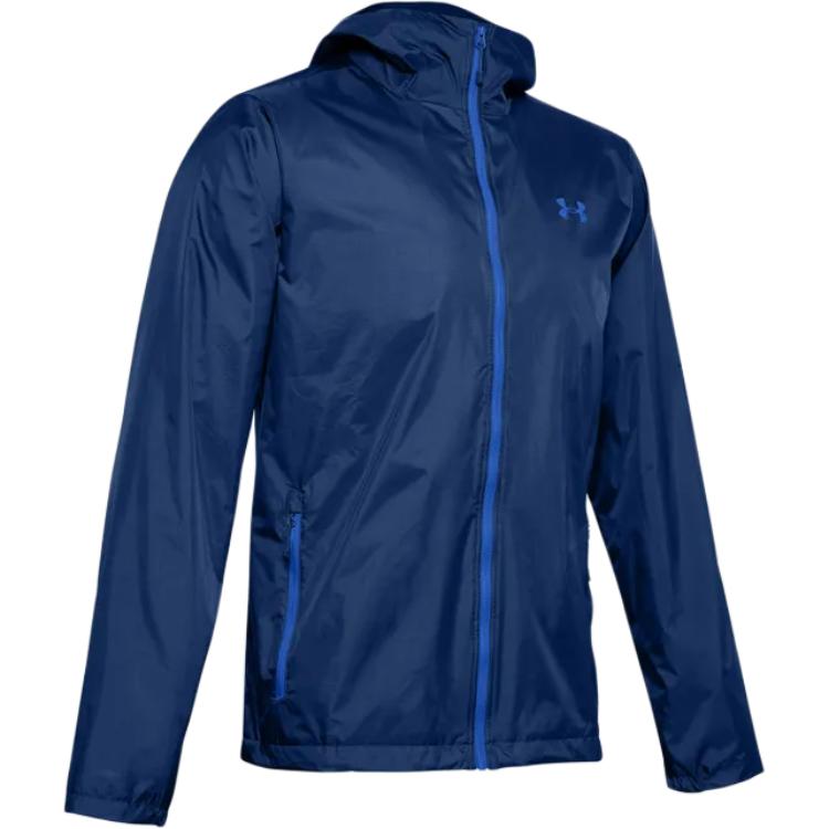 Under Armour Rain Forefront Storm Minimalist Hooded Zip Long Sleeve Jacket Men Jacket 1321439-449