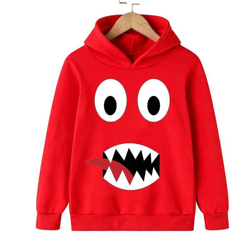 2026 Rainbow Friends New Boys' Hoodies Game Cartoon Print Children's Spring Autumn Winter Long Sleeve Sweatshirt Cute Girls Hoodies