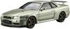 Aoshima Bunka Kyozaisha The Model Car Series Nissan BNR34 Skyline 2002 Plastic Model 1/24 No.134 GT-R V-specII Nur.