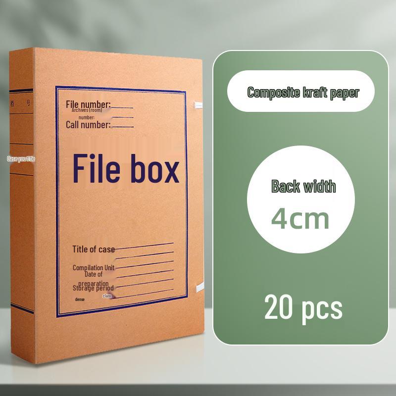 Extra Large Acid-Free A4 Kraft Paper Archive Box