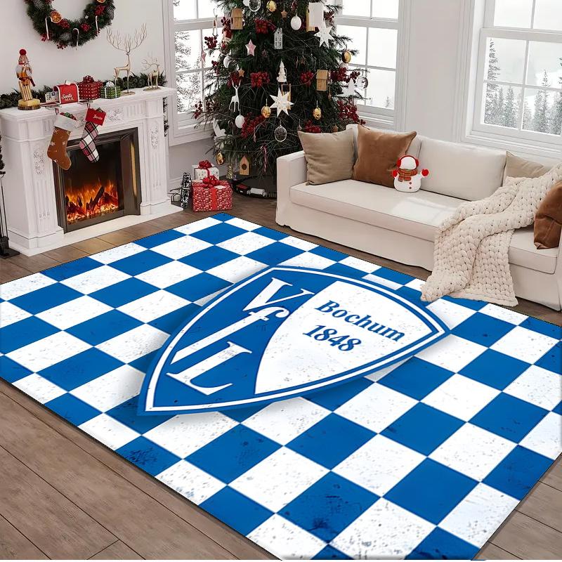 1PC rug Bochum Crest Carpet, Chair Rug,Area Rug for Office Bedroom living rooms bedroom, Doormat decor Christmas fan gifts