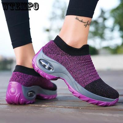 Женская осенняя повседневная обувь, нескользящая кроссовка на мягкой подошве, весенние дышащие спортивные кроссовки