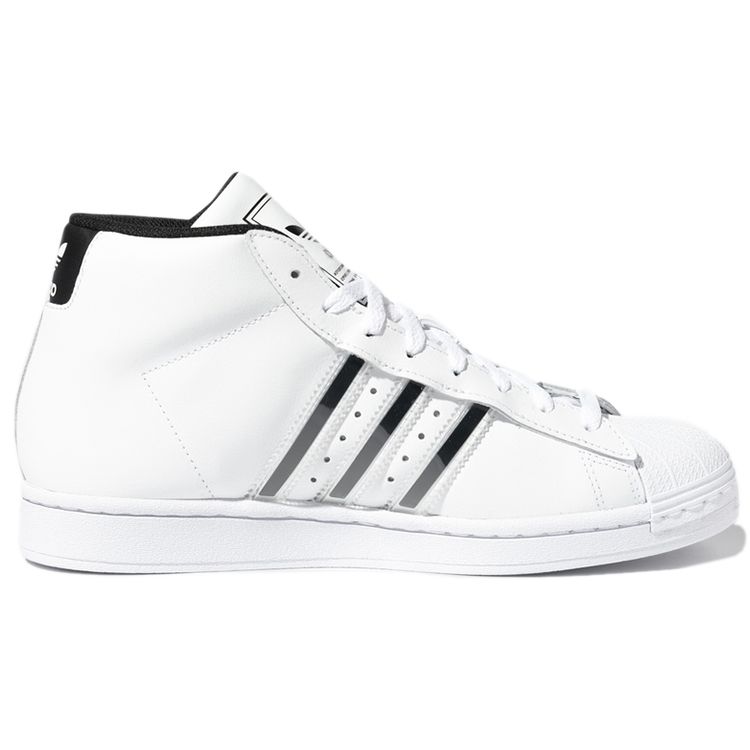 Adidas Бело-черные кроссовки унисекс Pro Model FX7821