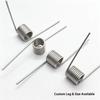 10pcs 1.4mm Wire 304 Stainless Steel Right-Hand Torsion Spring 3/6/9 Coils 60-180 Degree Corrosion Resistant Torsion Spring