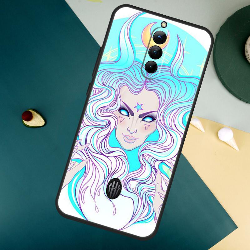 Девичий Пастельный Ведьма Гот Для ZTE Nubia Red Magic 10 Air 8 9 8S 9S 10S Pro Plus 7 6S 7S Pro Red Magic 11 Pro Plus Чехол