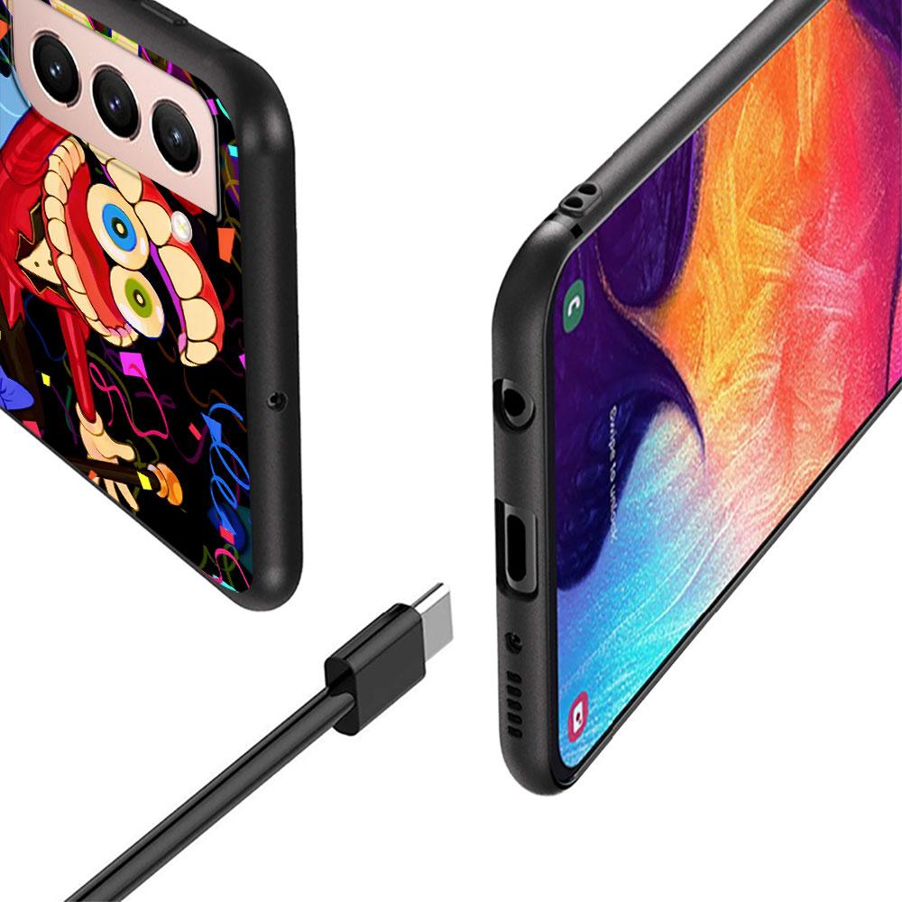 Удивительный Цифровой Цирк Чехол с Джеком для Samsung Galaxy S23 S10e S10 S21 FE S22 S9 S24 Ultra S20 Plus Мягкий Черный ТПУ Чехол для Телефона