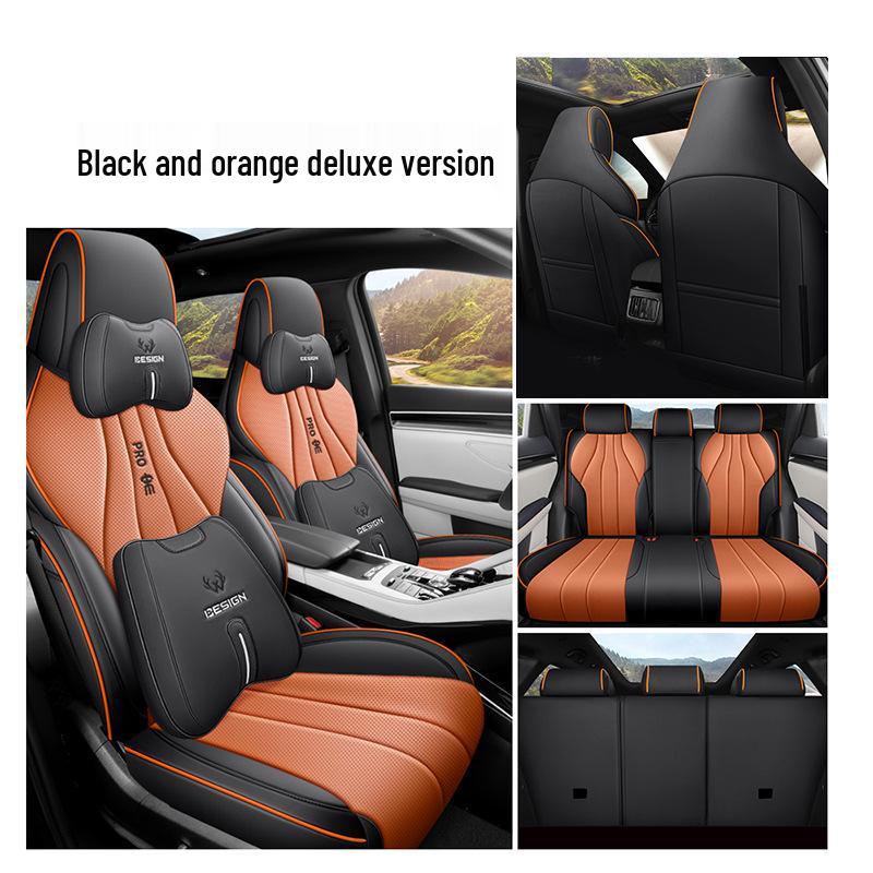 BYD Song PRO All-Season Leather Car Seat Cushion Set - Full Coverage for Five-Seat Models