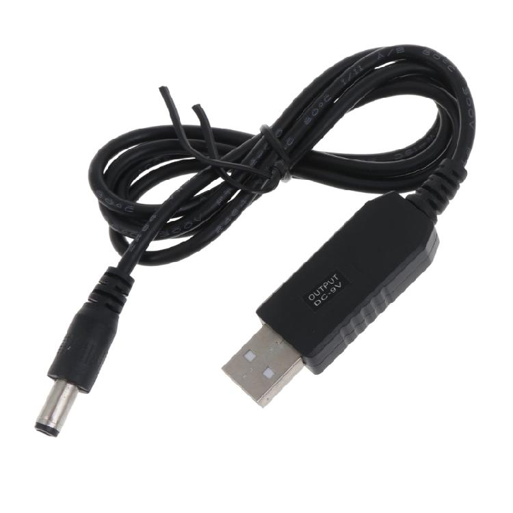 USB 5V на DC 9V Повышающий Line Adapter USB на Круглый Разъем 5.5мм 2.1мм