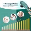 6 In 1 Wireless Electric Back Massager Vibration Infrared Heat Massager Multifunctional Neck Leg Massager Pain Relief Shiatsu