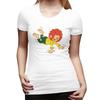 Pumuckl Falling TShirt for Women Round Neck Streetwear T Shirts Womens Short Sleeve Summer Clothes Tops