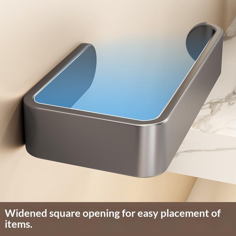 Thickened Plastic Wall Mounted Toilet Paper Holder Rustproof for Home Bathroom Kitchen Washrooms
