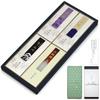 Sympathy Incense Gift [Kojurin 3 Types, Sandalwood, with Inner Wrapping, Condolence Message, and Candle] Made In Japan, Low Smoke, Gift-Giving