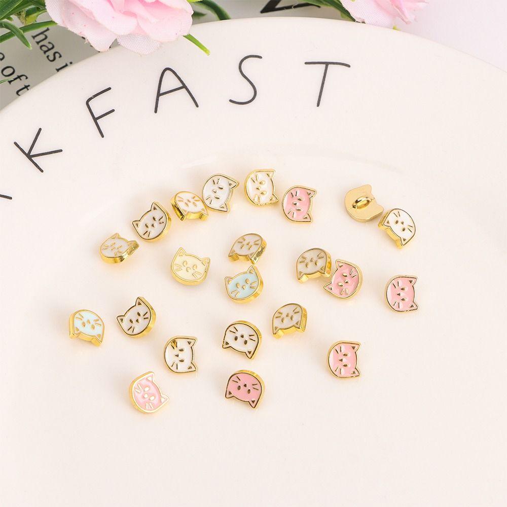 Shoes Sewing Accessories Ultra-small Buckle 1/6 Dolls Clothing Doll Belt Buckles Doll Cat Buttons