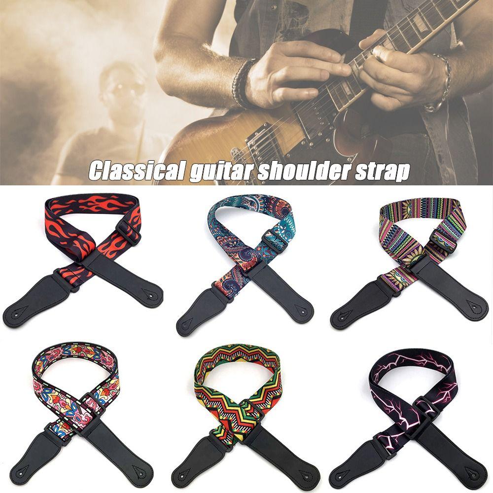 Nylon Sling With Hook Adjustable Belt Guitar Accessories Musical Instrument Straps Ukulele Strap
