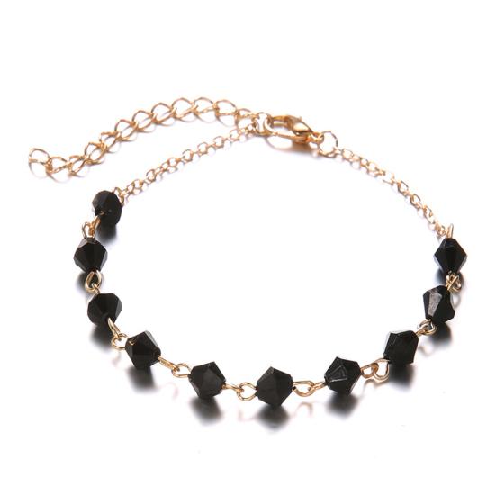 4 шт./компл. женский многослойный полый компас со стразами и бисером теннисный браслет-цепочка