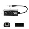 Гигабитный USB LAN адаптер Проводной Переходник SUNROZ USB 3.0 - Ethernet / Сеть RJ45 LAN для Windows 11/10/8.1/7/X (A487310)