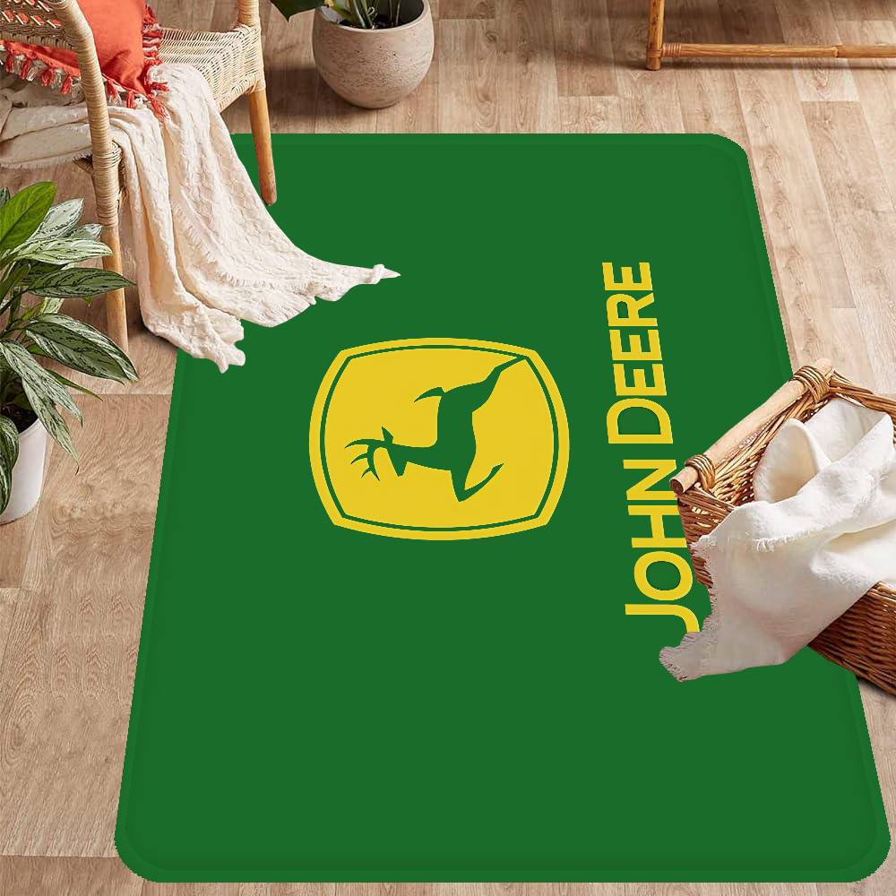 J-John Logo D-Deeres Floor Mat INS Style Soft Bedroom Floor House Laundry Room Mat Anti-skid Household Carpets