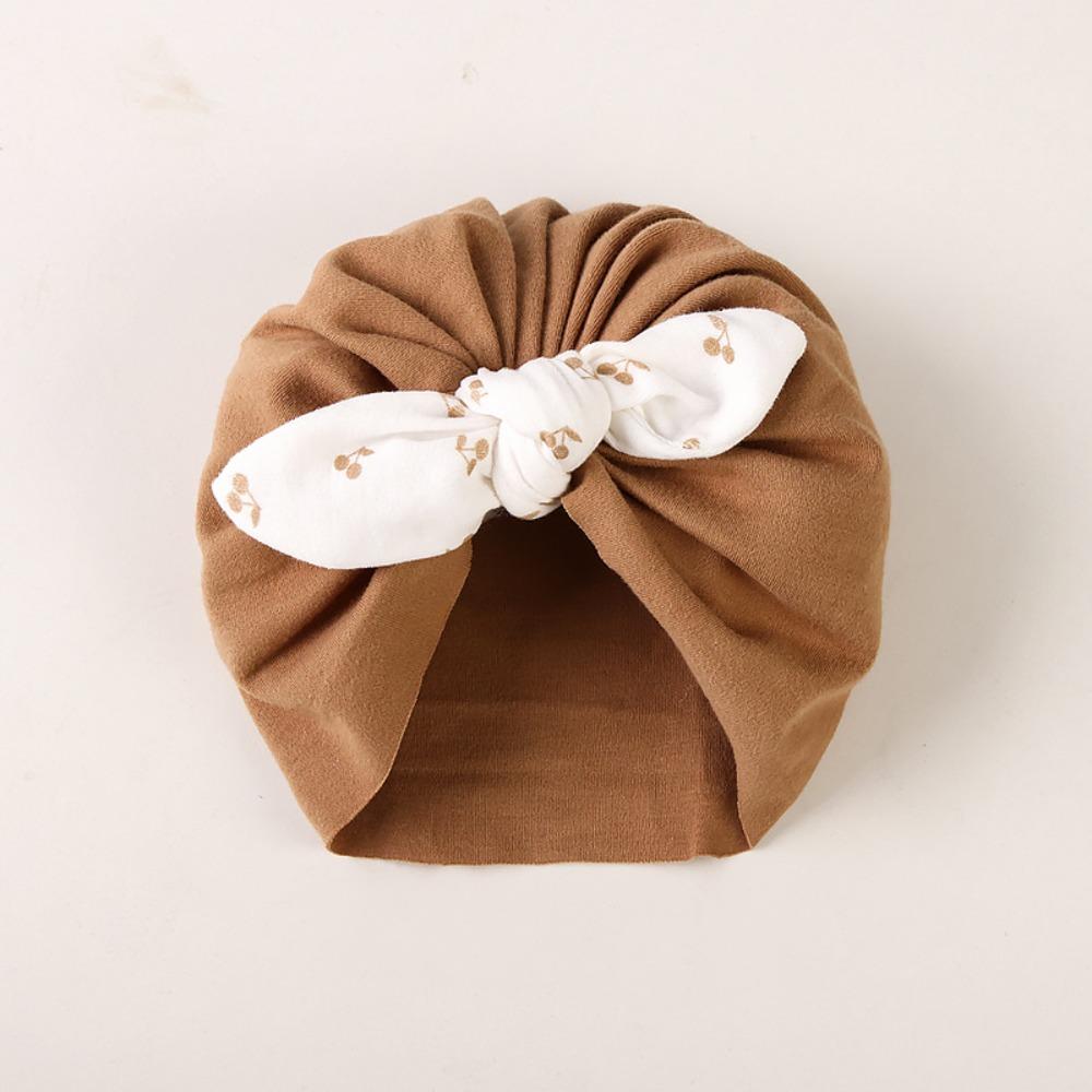 0-5 месяцев Шапочка-тюрбан из муслина без косточек Хлопковая шапочка-тюрбан для новорожденных Ветрозащитная детская фетальная шапочка Осень
