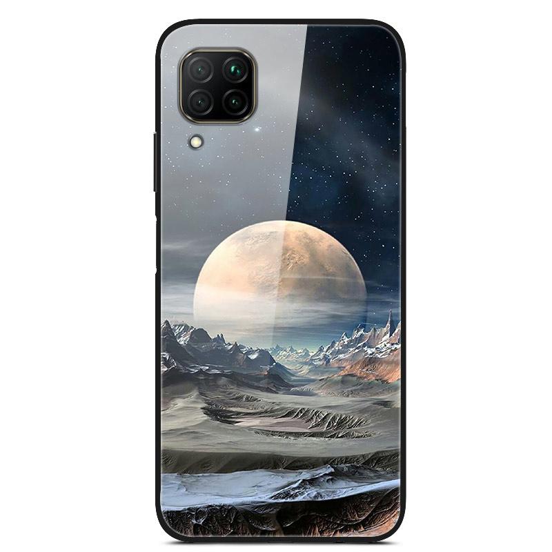 Luxury Cover Case for Huawei P40 Lite Tempered Glass Cover for Huawei P40 Lite E Phone Case for Huawei P 40 Lite Coque P40Lite E