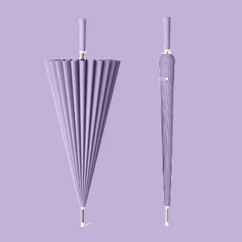 24 Bones автоматический открывающийся и закрывающийся зонт с прямой ручкой и длинной ручкой деловой мужской подарочный зонт