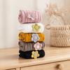 Knitted Girls Flower Leggings Ruffled Children Tights Sweet Kids Pantyhose  Girl Baby