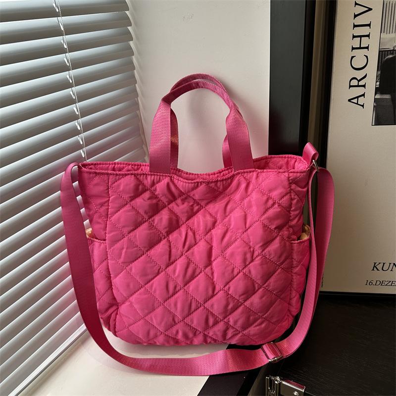 Осенне-зимняя модная сумка через плечо для поездок на работу, повседневная сумка-мессенджер, большая вместимость, простая женская сумка-тоут