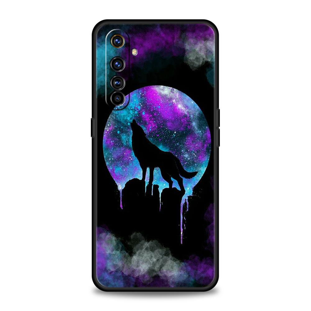 Чехол для телефона «Воющий волк на луне» для Oppo A17 A12 A57 A74 A16 Find X5 X6 A52 A53 A54 A15 Reno 6 Z 7 Pro A9 2020 5G Силиконовый чехол