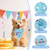 Adjustable Pet Birthday Caps Cute Dog Birthday Bib Cat Triangle Scarf  Puppy Costume