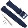 Мягкий силиконовый ремешок 12мм 16мм 17мм 19мм 20мм для Swatch, разноцветный прозрачный ремешок для часов, сменный ремешок, с инструментом
