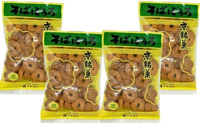 Кондитерские изделия Heiwa Seika Kyoto Soba boro 100 г x 4 пакетика в наборе Изготовлено из отечественной гречневой муки Soba boro