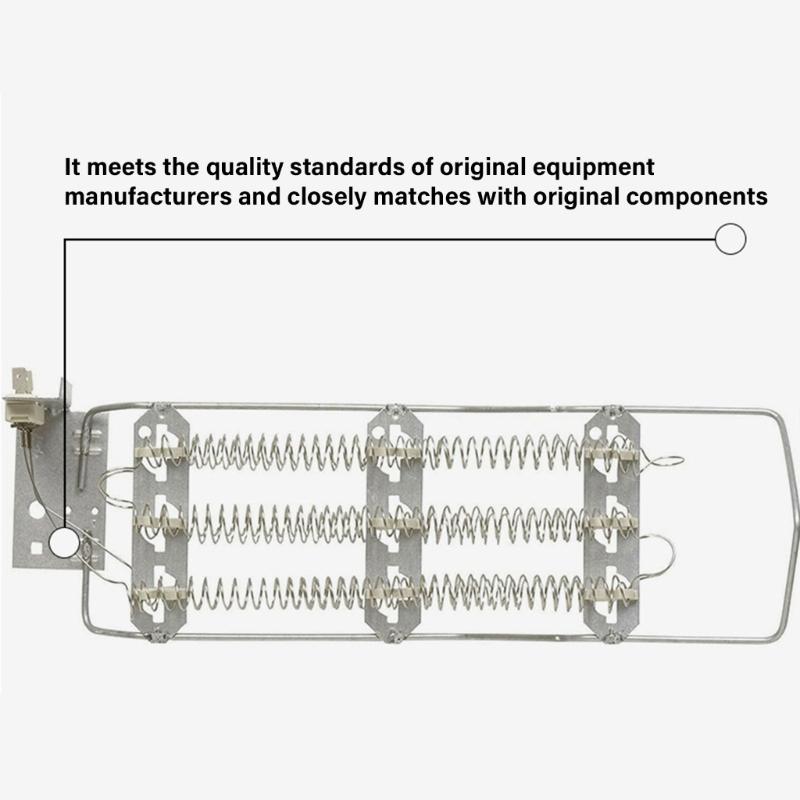 Запасная часть для нагревателя сушилки Электрическая нагревательная трубка сушилки Нагревательный аксессуар из алюминиевого сплава для эффективной работы
