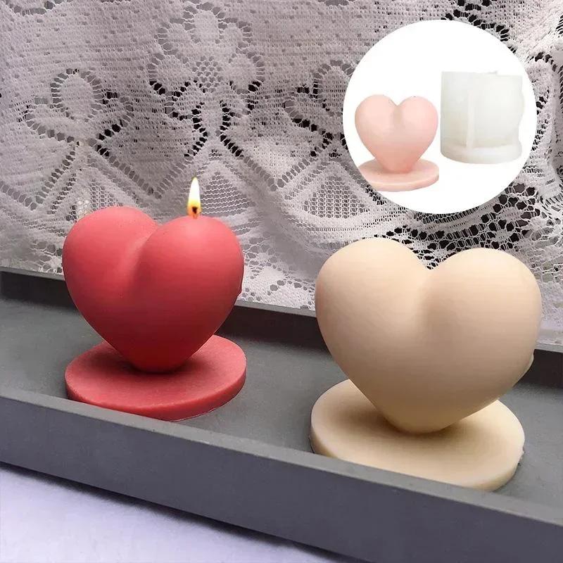Новая 3D форма для свечи "Любовь" из силикона, сделай сам, ручная работа, в форме сердца, для мыла, гипса, изготовления свечей, принадлежности для изготовления подарков на День святого Валентина