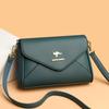 Women'S Fashion Splicing Women'S Shoulder Crossbody Soft Leather Middle-Aged And Elderly Mother'S Small Bag