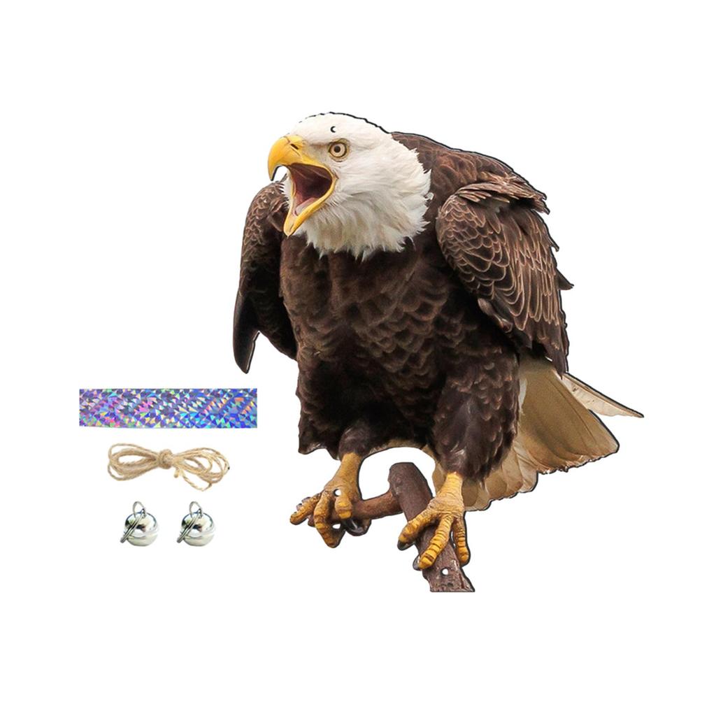 Поддельная сова Реалистичное украшение Сова Пугало Отпугиватель птиц Статуя поддельной совы Приманка для декора сада Крыши Открытый двор