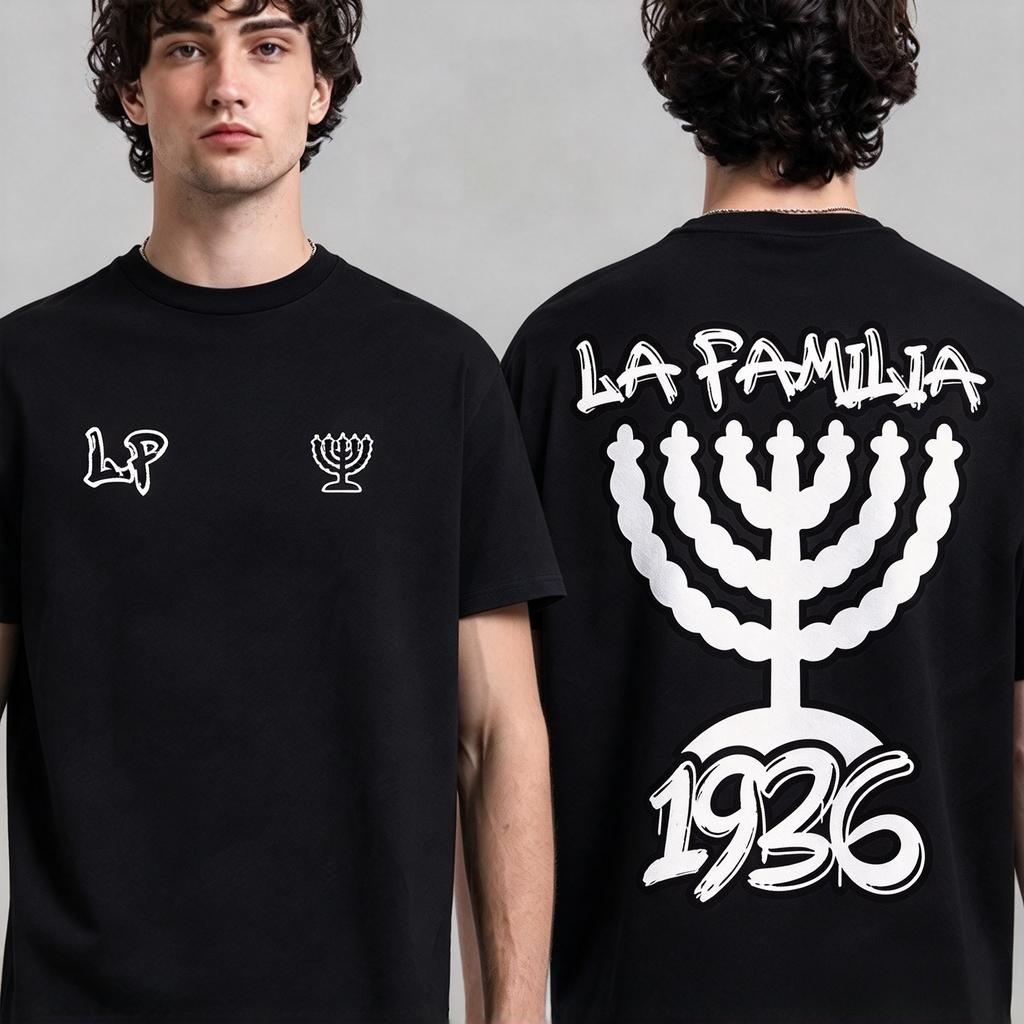 Unisex Cotton Tshirt Israeli Football Team Printed Summer Streetwear Fashion Short Sleeve Couple Parentchild Casual Cotton Tee