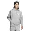 Adidas KWX80 College Fleece Pullover Hoodie In Medium Gray Heather Men's Loose-Fit (JG8540)